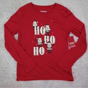 NWOT Family Pajamas Red Ho Ho Ho Long Sleeve Top & Off Brand Holiday Leggings
